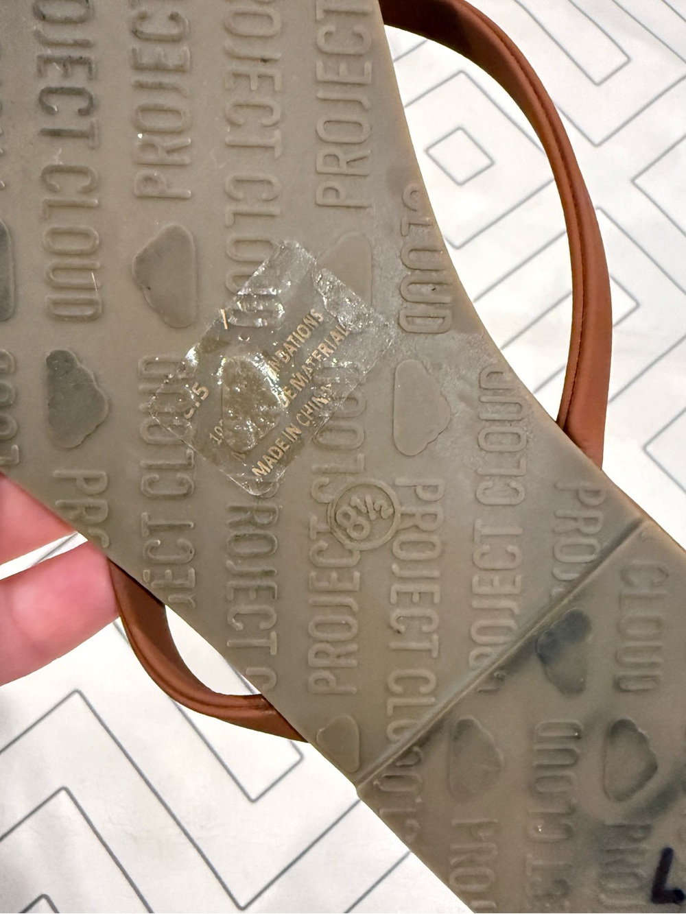 Project Cloud Brown Sandals - Picture 8 of 9